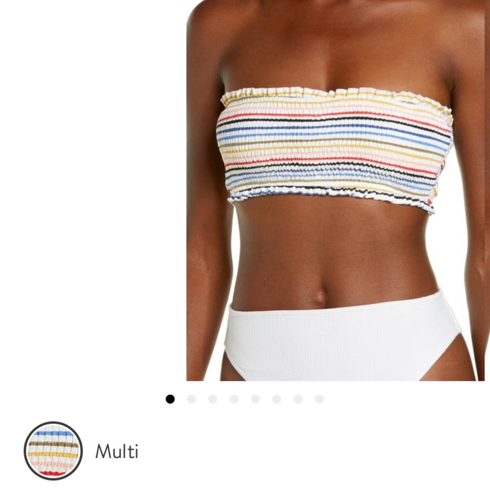 Billabong tube top bikini top